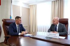 Роман Бусаргин и Михаил Визгалов обсудили планы по развитию Хвалынского района