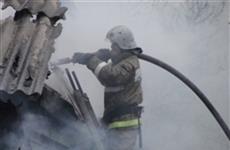 В Сызрани ликвидировали пожар в частном доме