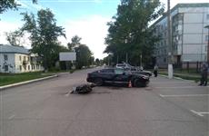 В Чапаевске в ДТП пострадал мотоциклист
