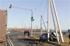 Под Сызранью столкнулись пять автомобилей