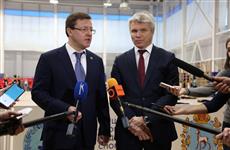 Павел Колобков и Дмитрий Азаров посетили центр подготовки спортсменов в Самаре