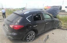 В Сызрани погиб водитель опрокинувшегося на обочине Infiniti