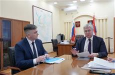 Виктор Кудряшов обсудил вопросы взаимодействия с руководителем УФНС по Самарской области Кириллом Князевым