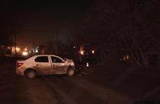 В Самаре на ул. Обувная произошло ДТП с легковушкой и трактором