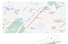 С 18 февраля закрыто движение транспорта по дублеру ул. Ново-Садовой