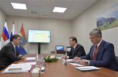 Дмитрий Азаров и министр сельского хозяйства РФ Дмитрий Патрушев обсудили развитие АПК в регионе