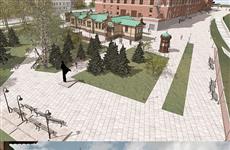Появились эскизы Пушкинских павильонов у драмтеатра