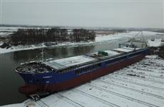 Первый из восьми сухогрузов проекта РSD 32M спустили на воду в Нижегородской области
