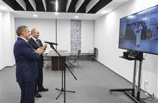 Владимир Путин и Рустам Минниханов дали старт новому производству автобензинов на "ТАНЕКО"