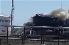 В Самарской области горел резервуар на территории ООО "Регион-Нефть"