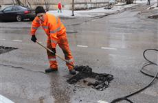 В Самаре выполнено более 75% запланированных работ по ямочному ремонту дорог