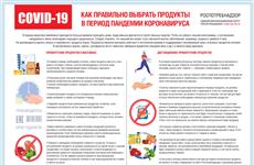 Роспотребнадзор посоветовал, как выбрать продукты в период пандемии коронавируса