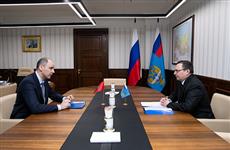Денис Паслер встретился с заместителем министра транспорта РФ Андреем Костюком