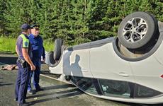 В Башкирии погиб водитель Haval, который перевернулся после столкновения с фурой