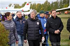 Алексей Русских принял участие в расчистке территории музея истории гражданской авиации