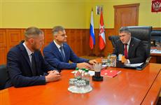 Дмитрий Махонин провел встречу с новым федеральным инспектором по Пермскому краю Иваном Амировым