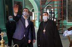 В селе Утевка идут работы по восстановлению уникального Троицкого храма