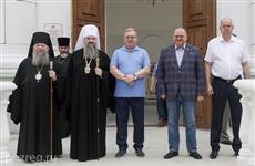 Сергей Степашин и Олег Мельниченко приняли участие в открытии воссозданной Евлампиевской церкви-усыпальницы