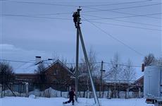 В Самарской области село осталось без электричества и воды из-за метели