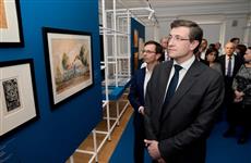 Глеб Никитин принял участие в открытии выставки, посвященной 130-летию НГХМ и 30-летию нижегородского кампуса НИУ ВШЭ