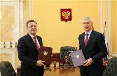 Дмитрий Азаров и министр спорта РФ Олег Матыцин заключили соглашение о сотрудничестве с регионом