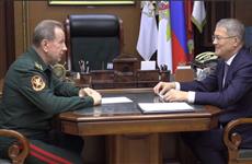Радий Хабиров встретился с директором Росгвардии Виктором Золотовым