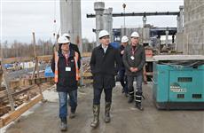 Ярослав Семенов: "Строители нового терминала ижевского аэропорта завершили все бетонные работы и приступили к монтажу фасадов"