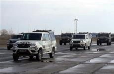 Первая тренировка механизированной колонны к параду Победы прошла в Самаре