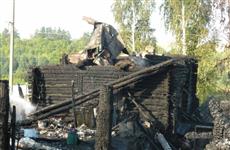 Два человека погибли на пожаре в Красноярском районе