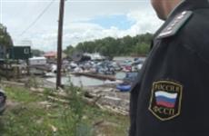 Приставы сносят лодочную станцию на Сухой Самарке