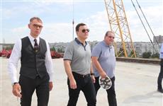 Дмитрий Азаров проверил строительство транспортной развязки на трассе М5 в Тольятти