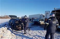 Два человека погибли и еще трое пострадали в ДТП в Сызранском районе