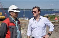 Дмитрий Азаров оценил ход строительства Волжского моста