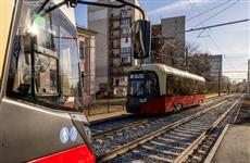 В Нижнем Новгороде полностью завершены работы по замене трамвайных путей от парка "Дубки" до Комсомольской площади