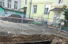 В центре Самары под асфальтом нашли две цистерны с мазутом
