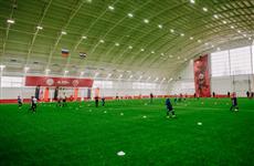 На базе "Акрон-Академии Коноплева" в Тольятти открыли новый футбольный манеж