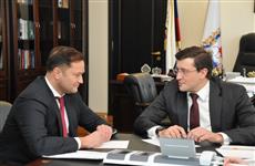 Глеб Никитин провел рабочую встречу с директором Института актуальной экономики Никитой Исаевым