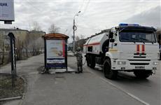В дезинфекции улиц Самары и Тольятти участвует МЧС