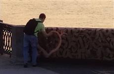 В Самаре неизвестный испортил новый мурал Покраса Лампаса