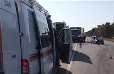 В пос. Курумоч в аварии с фурой погиб водитель Lada Kalina