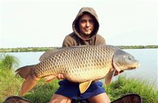 Самарский рыбак выловил гигантского карпа