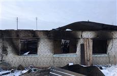 Под Новокуйбышевском рядом с ангаром ДПК пожар уничтожил частный дом