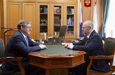 Олег Мельниченко и Константин Косачев обсудили перспективы дальнейшего развития Пензенской области
