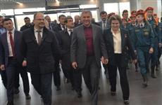 Почетные гости осмотрели аэропортовый комплекс "Гагарин" и оценили степень его готовности