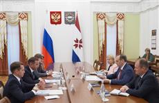 Глава Мордовии провел встречу с председателем правления банка "Зенит"
