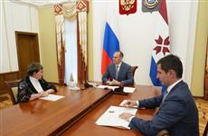 Артем Здунов провел встречу с гендиректором Краснослободского радиозавода Мариной Журавлевой