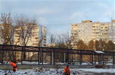 Около "Колизея" сносят мебельный рынок, мешающий строительству ул. Ташкентской