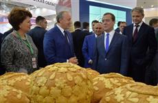 Стенд Саратовской области, представленный на выставке "Золотая осень -2017", посетил Дмитрий Медведев
