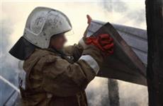 В Кинеле ночью горел торговый павильон
