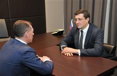 Глеб Никитин и Максим Топилин провели рабочую встречу в международном аэропорту "Нижний Новгород"